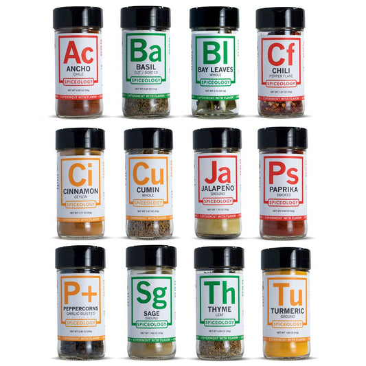 Spiceology - 12 Essential Spices & Herbs Set