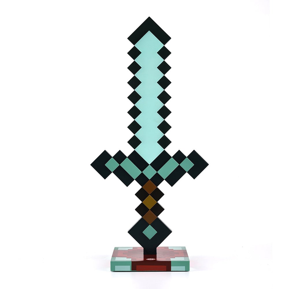 Minecraft -Official 3D Diamond Sword Desk Lamp